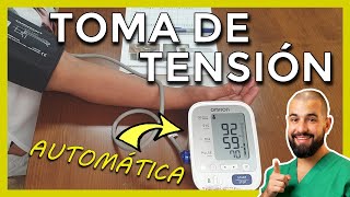 Cómo tomar la PRESIÓN ARTERIAL con tensiómetro automático AMPA [upl. by Radford8]