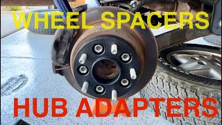 How To Properly Install Hub Adapters Wheel Spacers [upl. by Ramad]