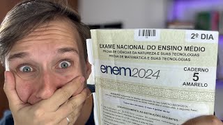 MINHA OPINIÃO SINCERA SOBRE O 2º DIA DO ENEM 2024 ANÁLISE DA PROVA [upl. by Brande]