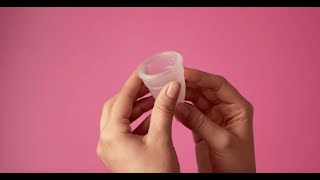 How to fold and insert the Diva Cup [upl. by Gnirol935]