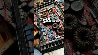 d class mono amplifier repairing AB class short videomono [upl. by Lytsirk]