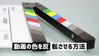 動画の色を反転させるやり方 [upl. by Bellaude]