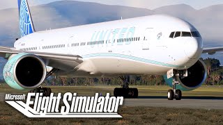 Flying the Mighty Boeing 777 During World Flight  MSFS [upl. by Enytsirhc]