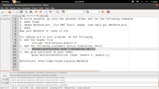 ns3 Tutorial 1 Configuring NetAnim [upl. by Atalante284]