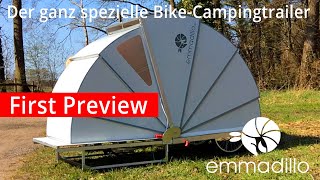 Wie ein Gürteltier  emmadillo – Der innovative Bike Camper [upl. by Asillim]