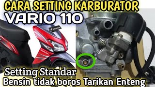 Cara Setting Karburator Vario 110 [upl. by Stelu]