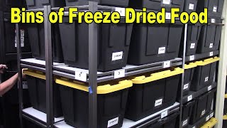 Freeze Dried Food BinsRacks [upl. by Ervine92]