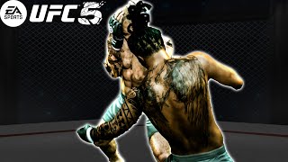 My 1st Online Career Mode Fight In UFC 5  Is It Good [upl. by Yenruoj]