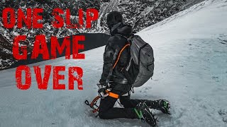 KNIFESEDGE CRIB GOCH SNOWDON WINTER CONDITIONS [upl. by Trauner17]