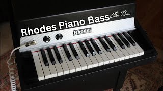 Your Guide To The Rhodes Piano Bass [upl. by Dagall]