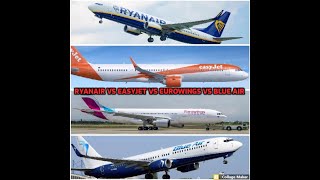 ryanair vs easyjet vs eurowings vs blue air [upl. by Llirret708]