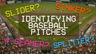 How to identify baseball pitches [upl. by Oruam]