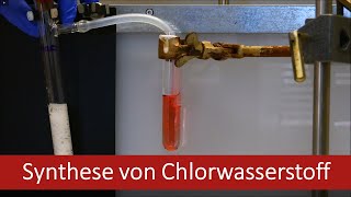 Synthese von Chlorwasserstoff  saure Lösung 4 Gym [upl. by Ocsirf]