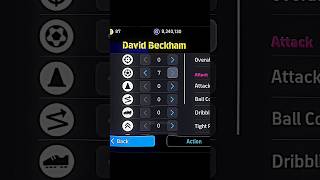 Free David Beckham best training 🔥 efootball2025 efootball2024 pes efootballmobile shorts [upl. by Rossie469]