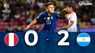 Argentina 20 Perú  Preolimpico Sudamericano Sub23 Venezuela 2024 [upl. by Apostles372]