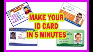 PVC ID Card Printing Short amp Complete Guide [upl. by Huberty]