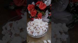 Make quick butter and milk Popcorn with me  5 mins recipe shorts popcorn movies [upl. by Amilb749]