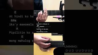 Pangako  Cueshe  Easy Guitar Chords Tutorial For Beginners guitarlesson [upl. by Baram]