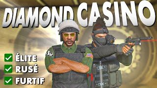 BRAQUAGE DU CASINO ÉLITE FURTIF ET RUSÉ FACILE  GTA ONLINE [upl. by Atiuqam183]