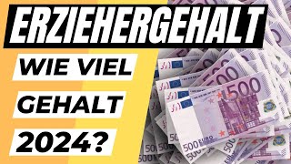 ERZIEHERGEHALT 2024  Wie viel verdient man als Erzieher oder Erzieherin  ERZIEHERKANAL [upl. by Lockhart]