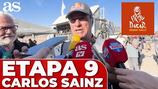 RALLY DAKAR 2024  CARLOS SAINZ “Vamos a tope porque sino nos come terreno” [upl. by Neau]