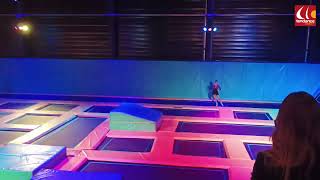 Au Trampoline Park de Mondeville les gymnastes caennaises font le spectacle [upl. by Short]