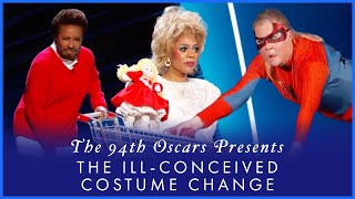 Regina Hall Amy Schumer and Wanda Sykes Costume Skit  94th Oscars [upl. by Iveson]