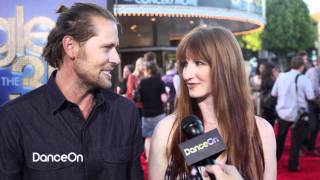 Glee Choreographers Zach Woodlee amp Brooke Lipton  3D Concert Movie Premiere [upl. by Ytissahc]