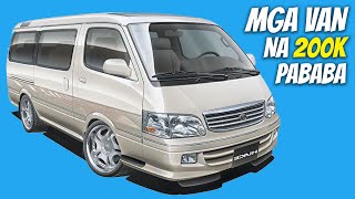 10 Murang Van sa Pilipinas Under 200k  Murang Van for Sale Philippines  Used Cars  ICTV PH [upl. by Ennaear]