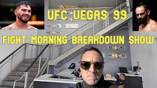 UFC Vegas 99 Hernandez vs Pereira Fight Morning Breakdown Show [upl. by Qerat]