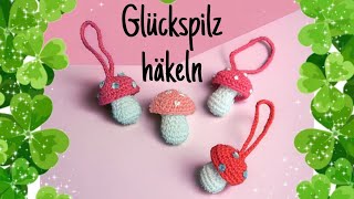 Glücksbringer 🍄Pilz häkeln [upl. by Lovell]