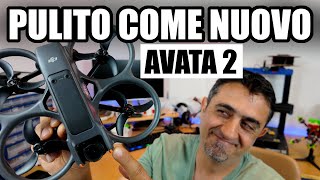 COME PULIRE DJI AVATA 2 E FARLO TORNARE COME NUOVO  TUTORIAL [upl. by Rollins]