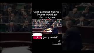 Andrzej Lepper słowa wyrok [upl. by Seka]