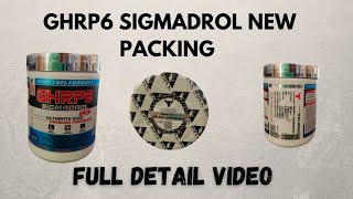 GHRP6 SIGMADROL FULL DETAIL VIDEO NEW PACKING jollynutrition [upl. by Golden]