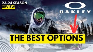 🔥BEST OAKLEY snow GOGGLES 2024 snowboard amp ski  Quick Review 💨 [upl. by Eerat]