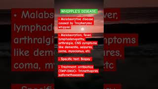 Whipples disease neet shorts short video viralvideo reels trending edit status story yt [upl. by Shani912]