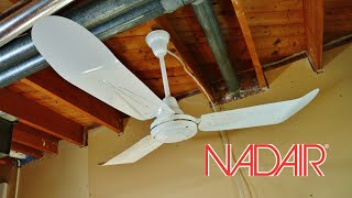 1984 Nadair Industriel 140 cm Ceiling Fan  Unboxing [upl. by Ennayelhsa939]