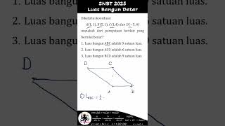 SNBT 2025  Luas Bangun Datar snbt2025 tpsutbk pengetahuankuantitatif [upl. by Naik]