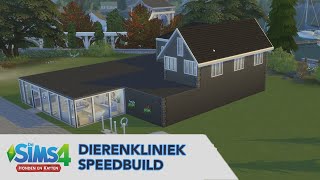 Dierenkliniek speedbuild  De Sims 4 Honden en Katten  Aflevering 4 Nederlandstalig [upl. by Anoel661]