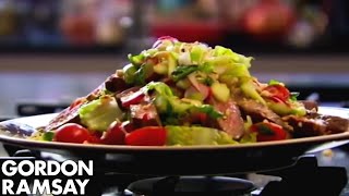 How to Cook Steak and Spicy Beef Salad Recipe  Gordon Ramsay [upl. by Ruddie778]