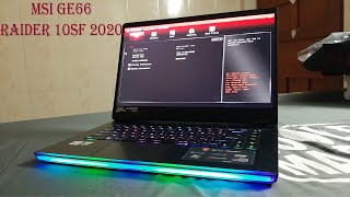 Open Box New Laptop MSI GE66 Raider 10SF 2020 [upl. by Lemor]