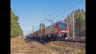 ALZA Cargo  RCP 111Ed024 z pociągiem intermodalnym na linii 131  Maksymilianowo [upl. by Iadrahs]