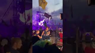 Amazing woman at Glastonburys British Sign Language zone The Killers Glastonbury 2019 [upl. by Yrelav226]