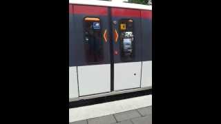 U Bahn Hamburg DT4 123 Neue Türschliesswarnung [upl. by Nayrb]