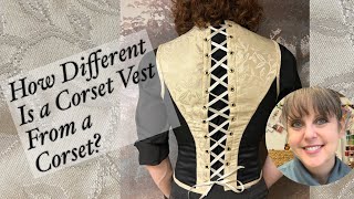 Sewing Up Style Men’s Corset Vest [upl. by Friedly]