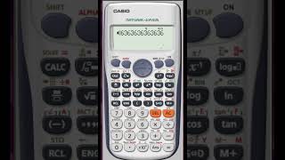 converting recurring decimals to fractions with fx991 scientificcalculator [upl. by Yrhcaz]