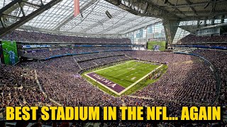 The Athletic US Bank Stadium Voted Best in the NFL Again [upl. by Eyaf]