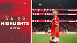 ResumoHighlights  SL Benfica 40 Portimonense SC [upl. by Htebezile]