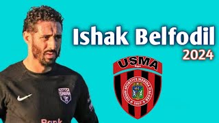 كل ما قدمه الجزائري اسحاق بلفضيل مع فريق صباح 2024  اهداف ومهارات Ishak Belfodil Sabah FK [upl. by Yalhsa]