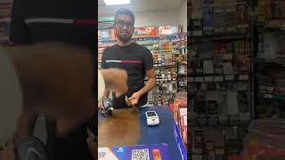 Gas station prank part 1😂😂 funnyvideo funny trynottolaughchallengeclean prank subscribe [upl. by Richman]